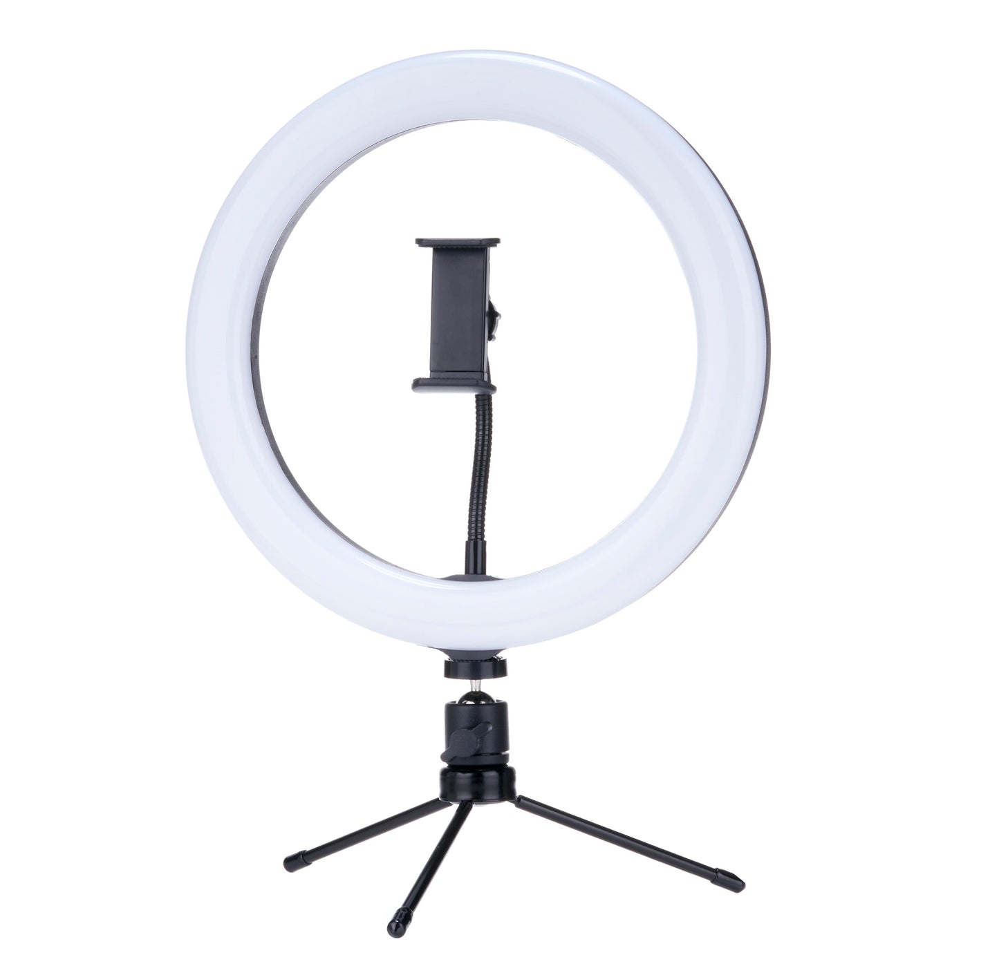 Social Media Ring Light 260mm 10" USB LED Desktop Light Tripod & Phone Holder