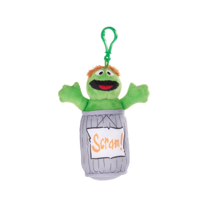 Sesame Street Oscar the Grouch Plush Clip on Keyring