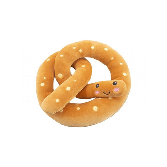 Smiley Pretzel Plush Soft Cute & Huggable Snack Buddy